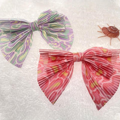 Colorful Bow Hair Barrette for Women Girls