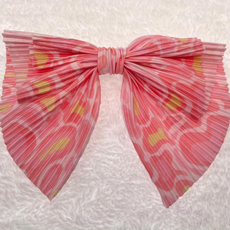 Colorful Bow Hair Barrette for Women Girls