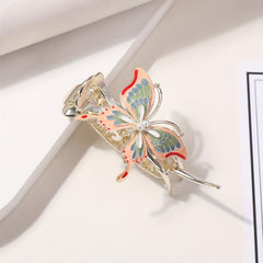 Enamel Butterfly Hair Large Clip Sweet Duck Billed Clip