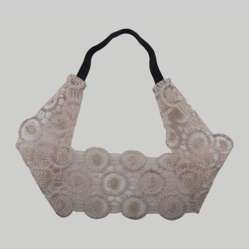 Lace Headbands For Women Girls Stretch Headband Wide Headwrap Hair Turban Access
