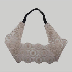 Lace Headbands For Women Girls Stretch Headband Wide Headwrap Hair Turban Access