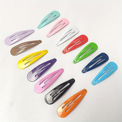 30pcs Candy Snap Clip Hair Clip for Women Girls Toddlers Baby Sweet Hair Clip