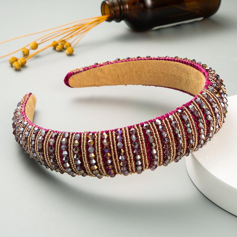 Baroque Rhinestone Headband Hair Hoop Hair Accessories