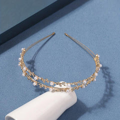 Rhinestone Headband For Women Bridal Headdress