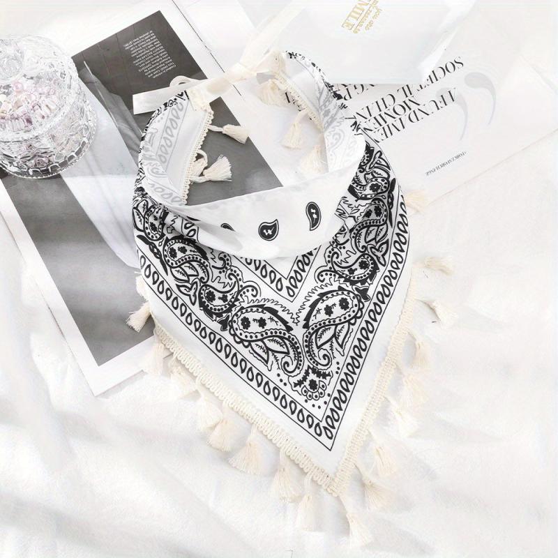 Bohemian Style Triangle Scarf Vintage Women Headband Hair Accessories
