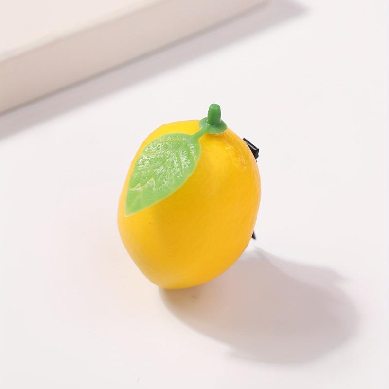 Creative Lemon Shaped Hair Clip for Women Girls Baby