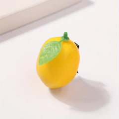 Creative Lemon Shaped Hair Clip for Women Girls Baby