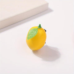 Creative Lemon Shaped Hair Clip for Women Girls Baby