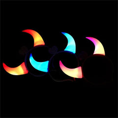 Lightening Ox Horn Headband Hair Band for Halloween Party