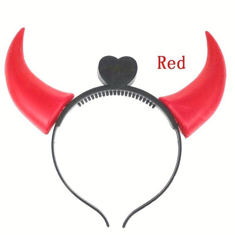 Lightening Ox Horn Headband Hair Band for Halloween Party