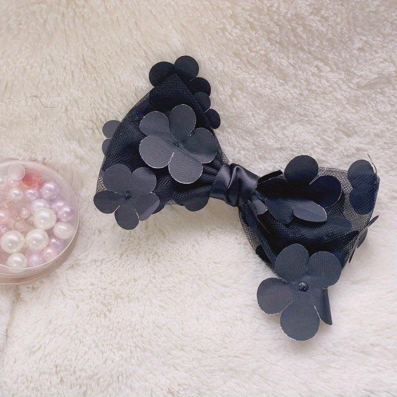Mesh Bowknot Hair Clip Side Clip Bangs Clip Hair Accessories