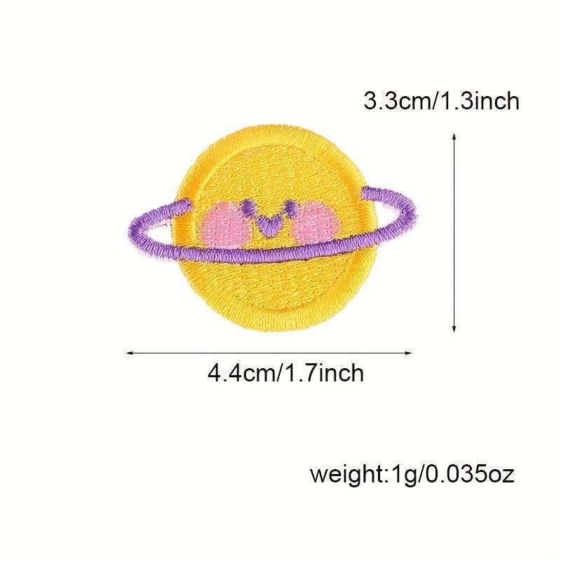 5pcs Rabbit And Cloud Embroidered Patch Stickers Self adhesive Fabric Stickers
