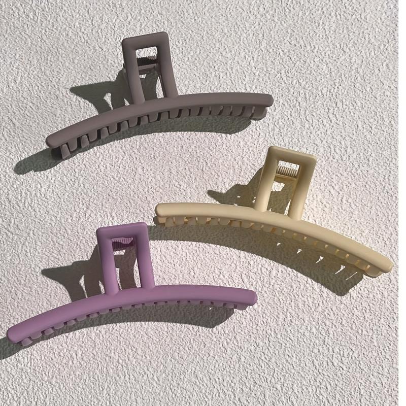 6pcs Large Frosted Hair Claw For Thick Hair Women Girls