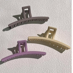 6pcs Large Frosted Hair Claw For Thick Hair Women Girls