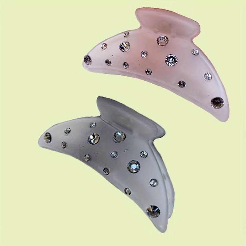 Colorful Rhinestone Jelly Hair Claw