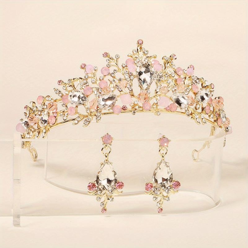 Baroque Style Crystal Jewelry Set for Bridal Wedding