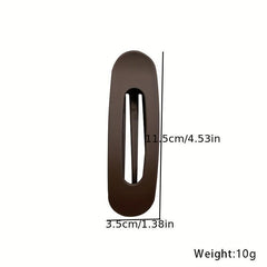Frosted Large Hair Pins Solid Non Slip Hair Clips
