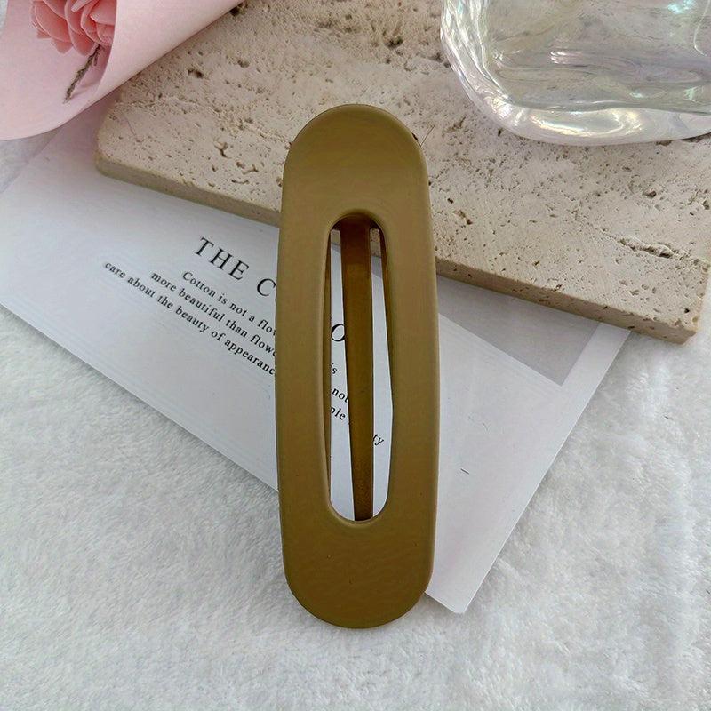 Frosted Large Hair Pins Solid Non Slip Hair Clips