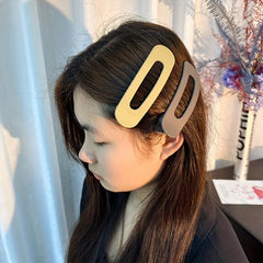 Frosted Large Hair Pins Solid Non Slip Hair Clips