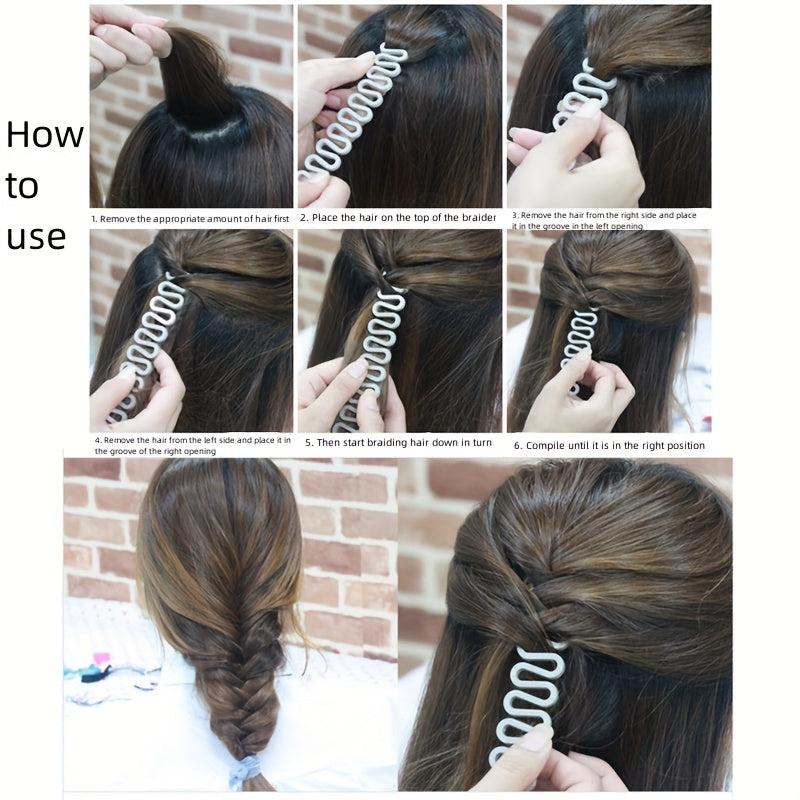 Magic Hair Braiding Tools Wavy Braids Roller Hair Styling Maker DIY Hair Accesso