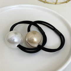 Vintage Faux Pearl Hair Tie Elastic Ponytail Holder