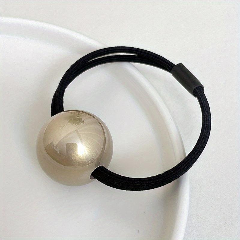 Vintage Faux Pearl Hair Tie Elastic Ponytail Holder