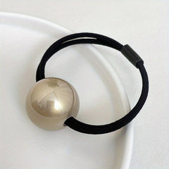 Vintage Faux Pearl Hair Tie Elastic Ponytail Holder