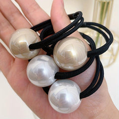 Vintage Faux Pearl Hair Tie Elastic Ponytail Holder