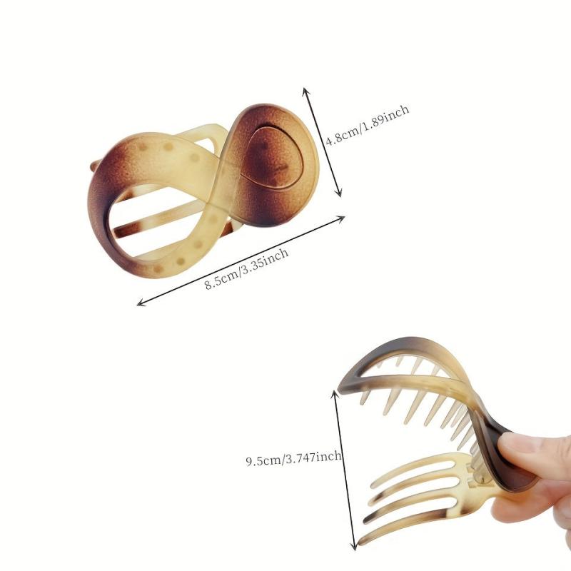 Matte Hair Claw Thick Clip Hair Accessories For Women Girls