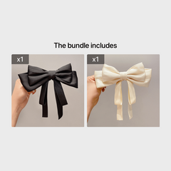 Oversized Bow Hair Clip Vintage Hair Clip French Bow Hair Clip Wedding Bow