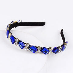 Baroque Rhinestone Thin Hairband for Party