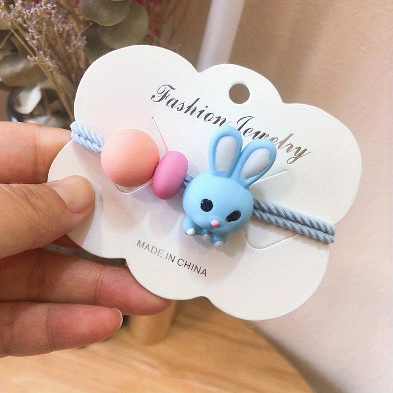 Rabbit Hair Rope Hair Tie Girl's Ponytail Head Tie Hair Accessories