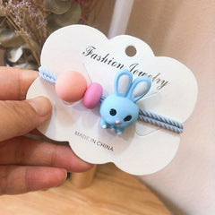 Rabbit Hair Rope Hair Tie Girl's Ponytail Head Tie Hair Accessories