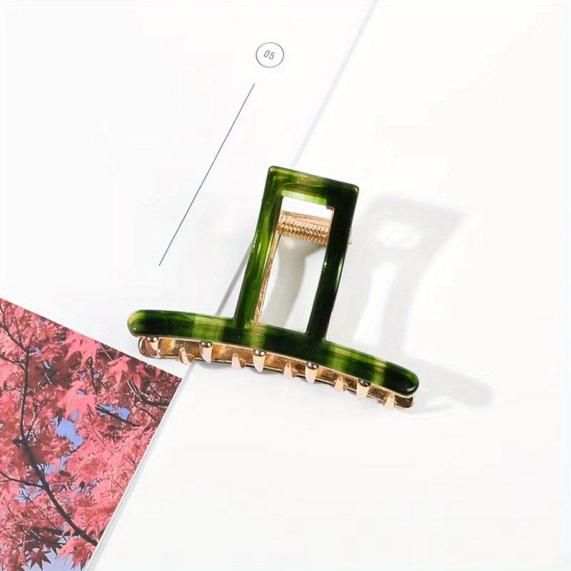 Gradient Hair Claw Nonslip Ponytail Holder Women Girls Hair Accessories