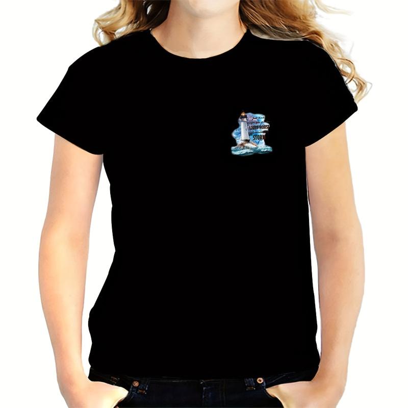 9pcs Lighthouse Prints Iron on Transfer Stickers for DIY Clothing T Shirts