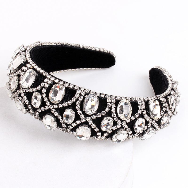 Vintage Baroque Rhinestone Hairband Boho Headband