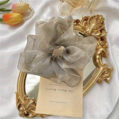 Large Boutique Hair Tie Scrunchie Hair Accessory For Women Girls