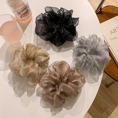 Large Boutique Hair Tie Scrunchie Hair Accessory For Women Girls