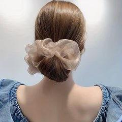 Large Boutique Hair Tie Scrunchie Hair Accessory For Women Girls