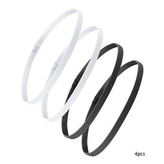 Solid Stretchy Hair Band Non Slip Elastic Headband for Women Girls