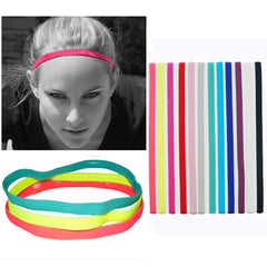 Solid Stretchy Hair Band Non Slip Elastic Headband for Women Girls