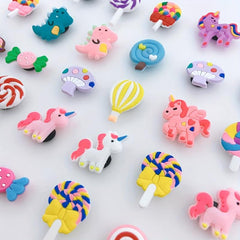 30pcs Unicorn Shoe Charms for Clogs Sandals DIY Decoration