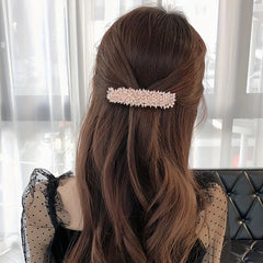 Crystal Beaded Barrette Hair Clip for Women Girls Hair Accessories