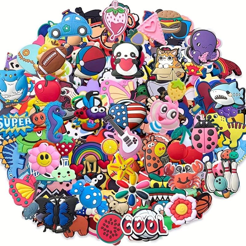 50pcs Cartoon Shoe Charms Decorations Shoe Accessories Party Favors Holiday