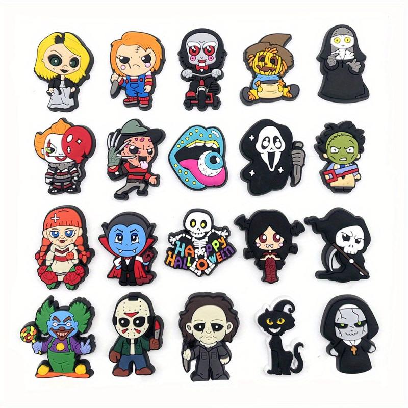 20pcs Halloween Charm Shoe Decoration Shoe Charms Accessories