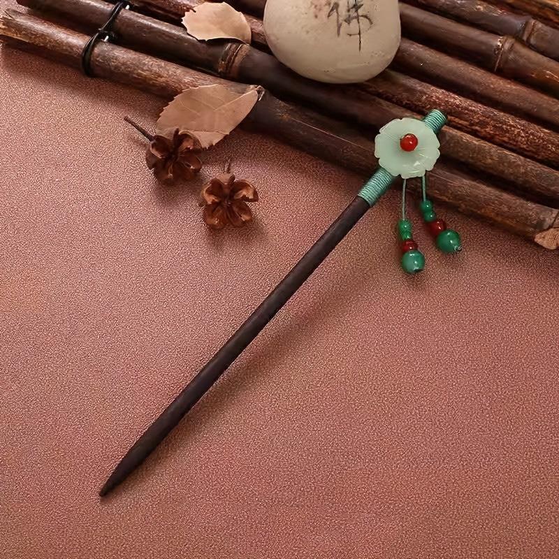 Chinese Style Hairpin Ancient Style Wooden Hair Stick Cheongsam Costume Hair Pin