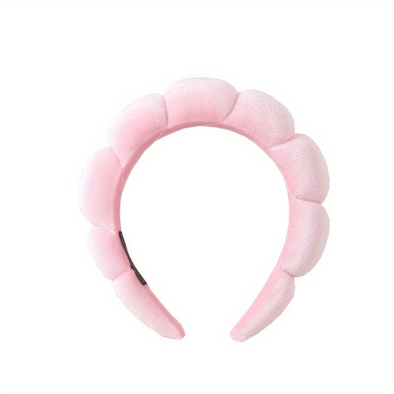Velvet Sponge Hair Hoop Headband For Daily Use