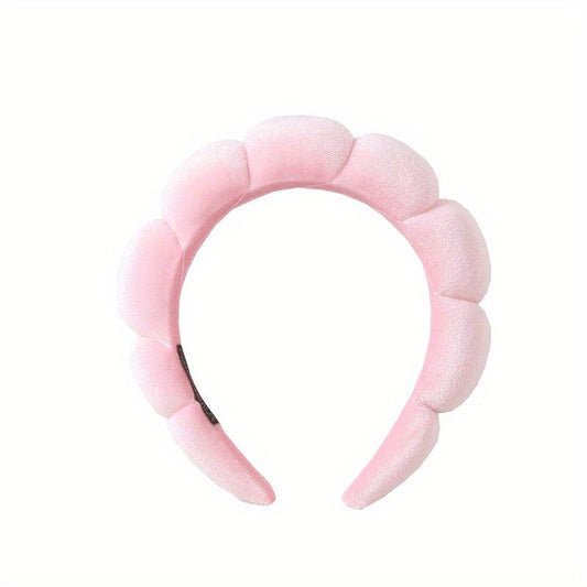 Velvet Sponge Hair Hoop Headband For Daily Use