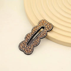 Crystal Hair Clip Snap Clip Head Jewelry Side Clip Bangs Clip