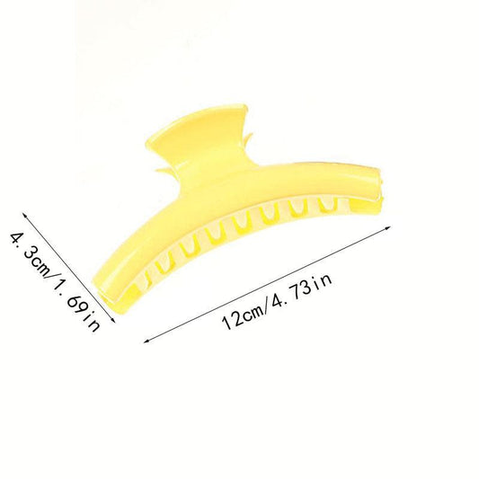 Sweet Large Hair Claw Non slip Shark Claw Solid Hair Accessories
